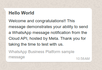 Template Hello World